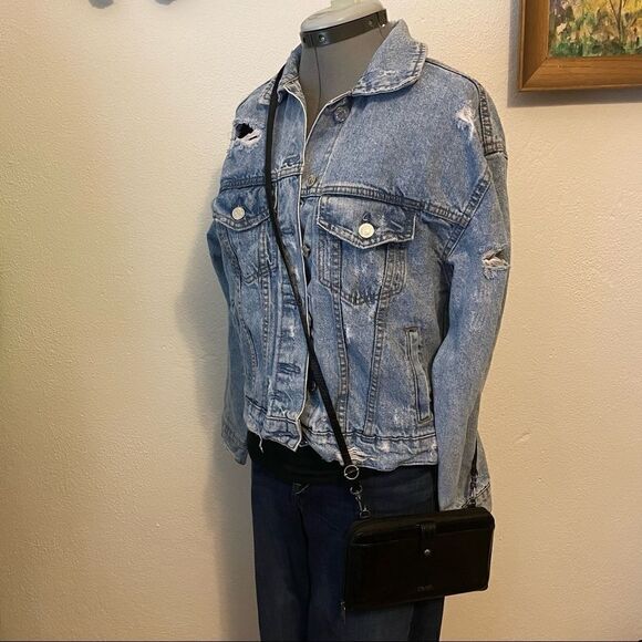 Stradivarius destroyed Jean jacket small - Picture 8 of 8